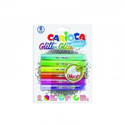 ΚΟΛΛΑ CARIOCA 42111 NEON GLIT.GLUE/6 10,5ML CN